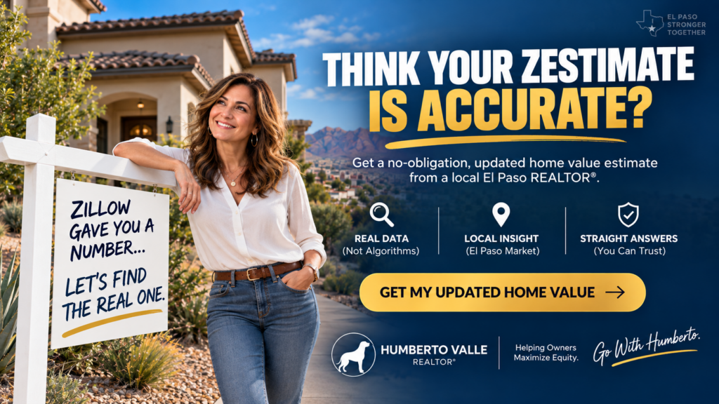 Go with humberto for an accurate home value estimate. Think your zestimate is accurate? Get a no obligation, updated home value estimate from a locally trusted Realtor.Zillow gave you a number amount, lets find the real value of you home now. 