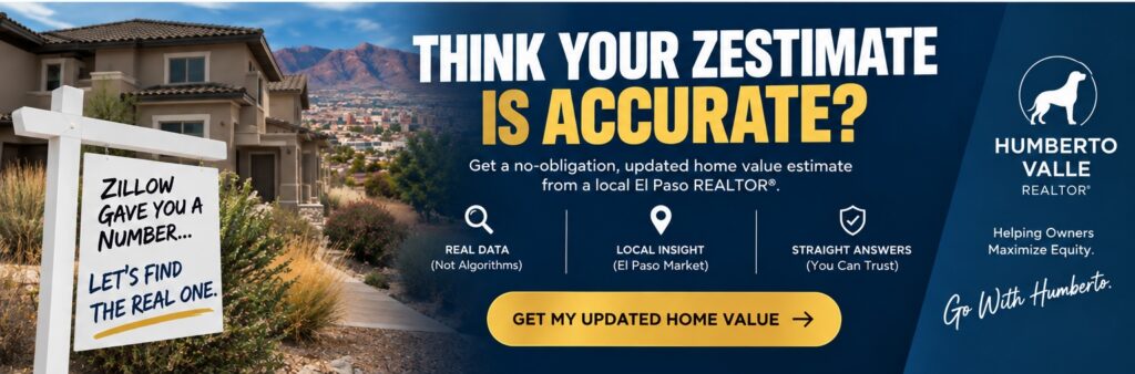 Think your zestimate is accurate? Get a no obligation, updated home value estimate from a locally trusted Realtor. Humberto Valle is a realtor with 17 years of experience, zillow gave you a number amount, lets find the real value of you home now. 